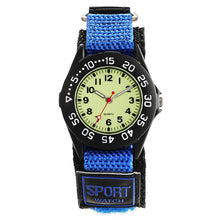 Nylon Strap Watch with Glow in the Dark Numbers