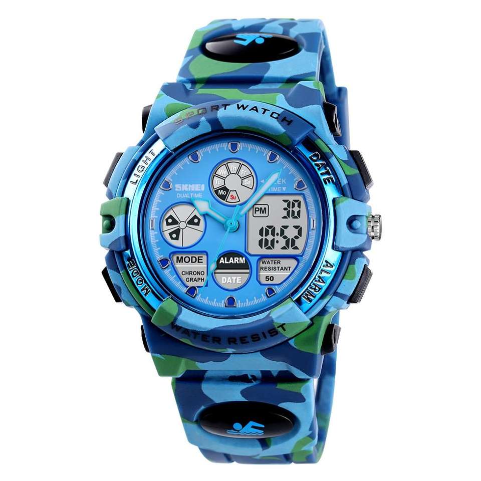 Large Face Digital and Analogue Sports Watch Kids Watches NZ
