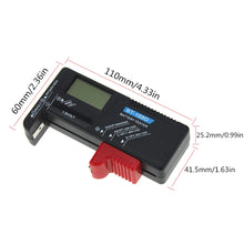 Battery tester for watch and other common household batteries