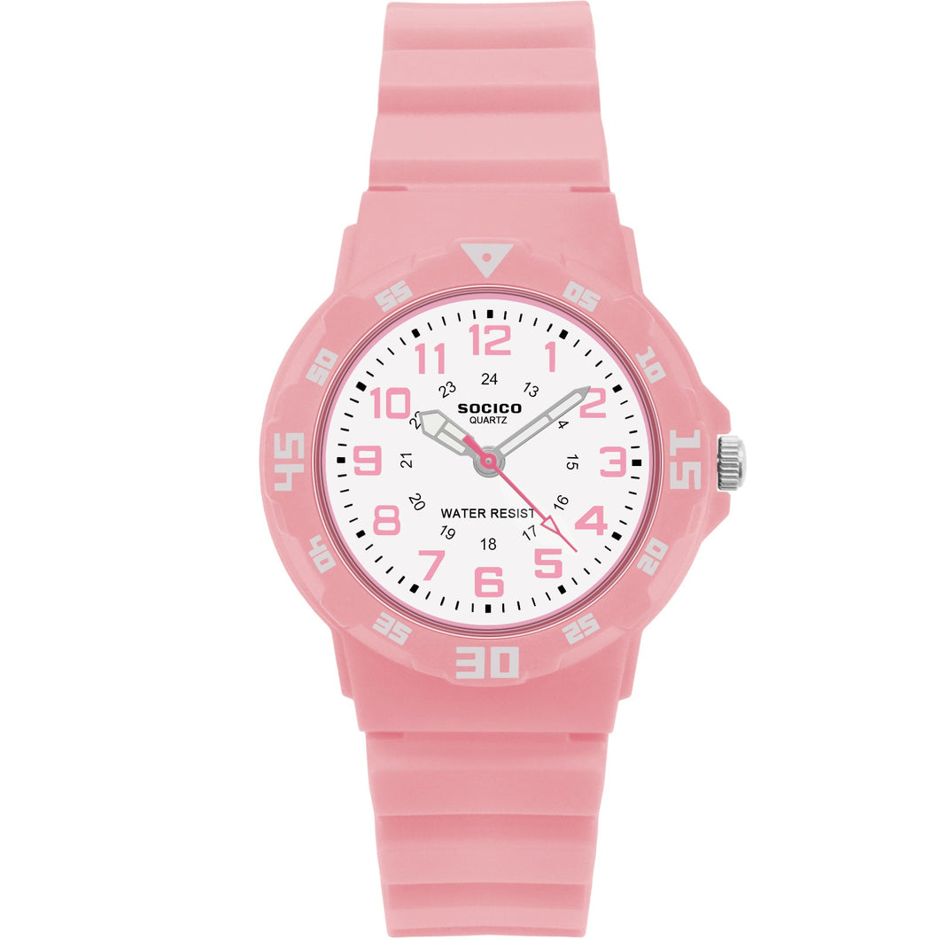 Rugged Girls Learning Watch Pink - Special Price
