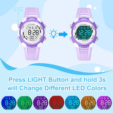 Light Up Classic Girls Digital Watch