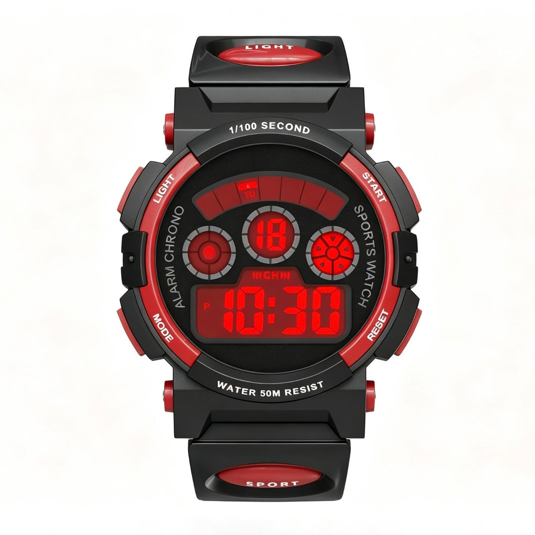 Large Face Digital Watch