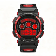 Glowing Red Boys Digital Watch