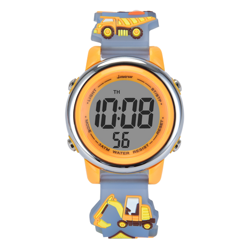 Yellow Truck Digital Watch