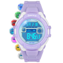 Girls Lavender Sporty Digital Watch
