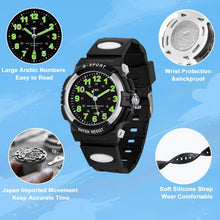 Sporty Analogue Light Up Watch