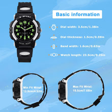 Sporty Analogue Light Up Watch