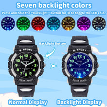 Sporty Analogue Light Up Watch