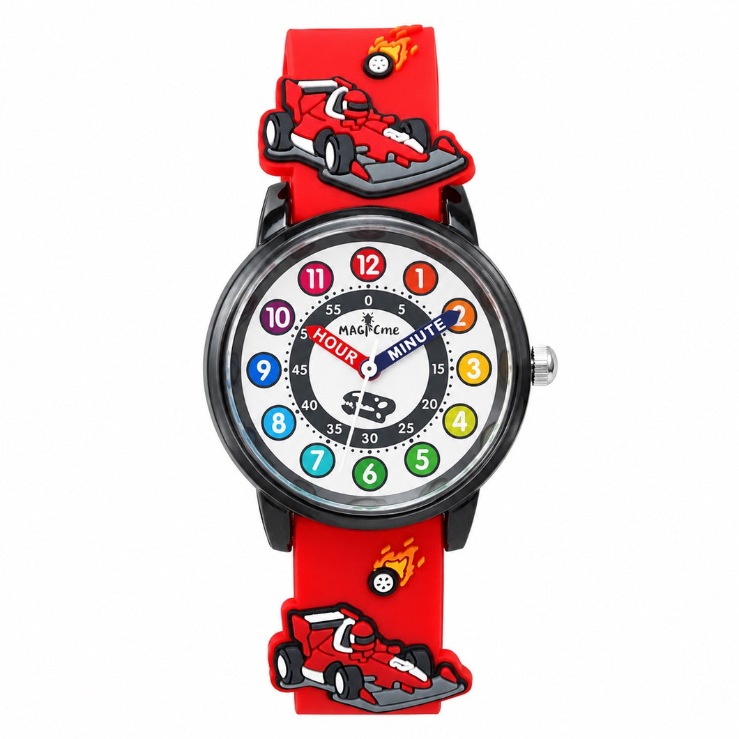 Race Car Time Teacher Watch