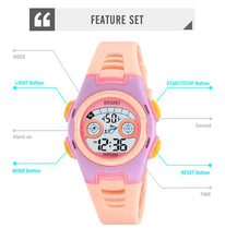 Sporty Outdoor Small Face Digital Watch