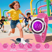 Circle Face Girls Digital Watch