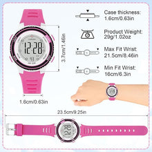 Circle Face Girls Digital Watch
