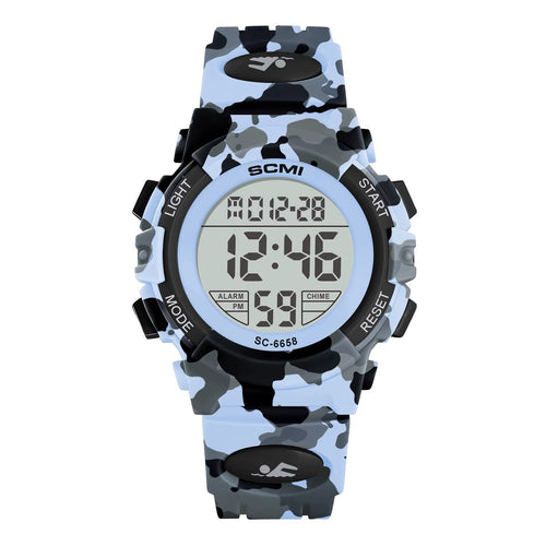 Large Digit Camo Watch