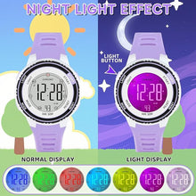 Circle Face Girls Digital Watch