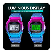 Bright Multi Coloured Girls Digital Watch