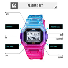 Bright Multi Coloured Girls Digital Watch