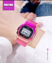 Bright Multi Coloured Girls Digital Watch