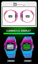 Bright Multi Coloured Girls Digital Watch