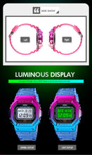 Bright Multi Coloured Girls Digital Watch