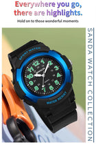 Large Face Analogue Sports Watch