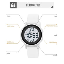 Circle Face Digital Watch