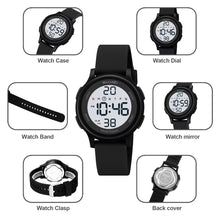 Circle Face Digital Watch