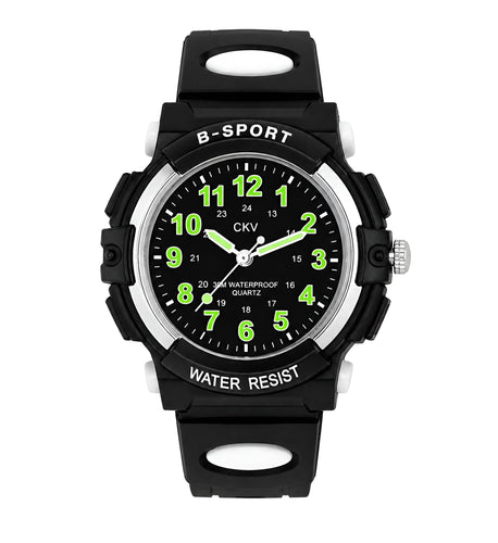 Sporty Analogue Light Up Watch