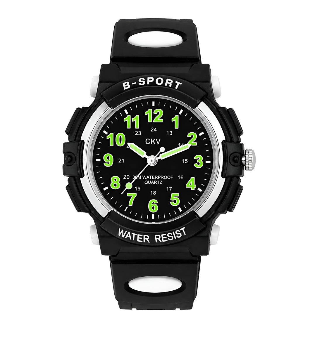 Sporty Analogue Light Up Watch