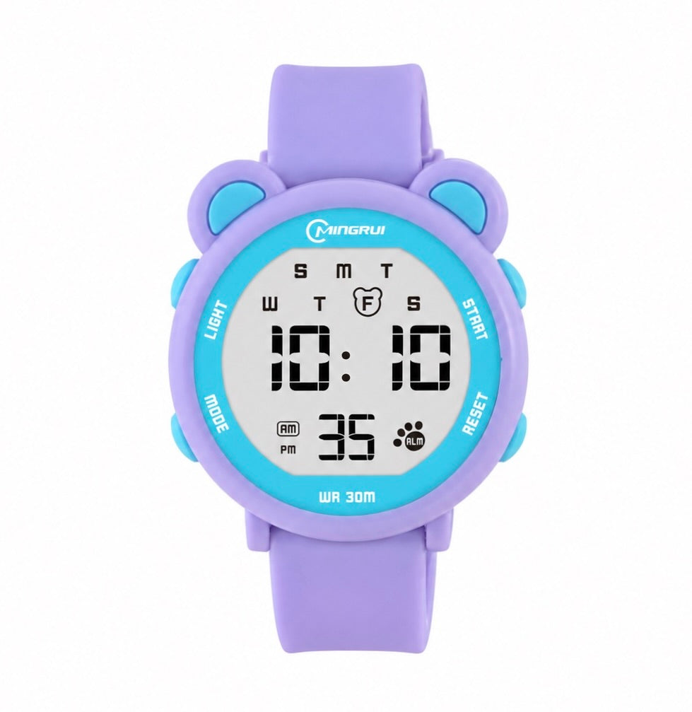 Bear Ears Girls Digital Watch
