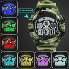 Large Face Camo Digital Watch