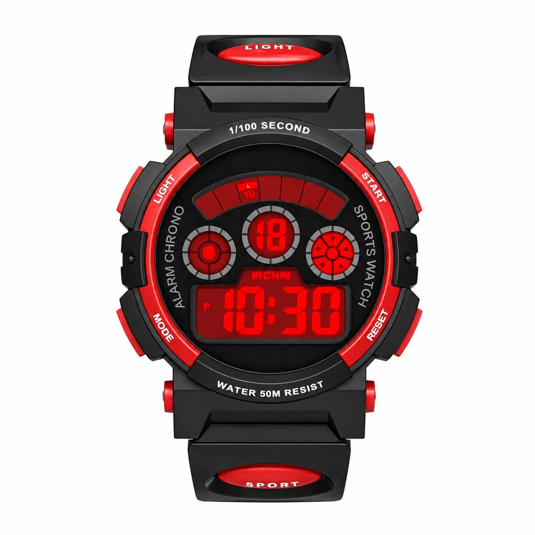 Large Face Digital Watch