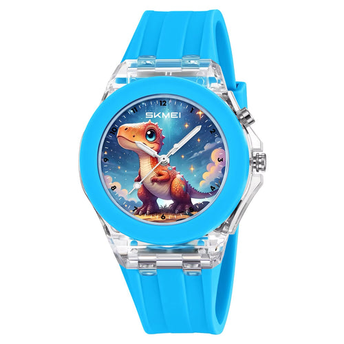 Orange Dinosaur Light Up Watch