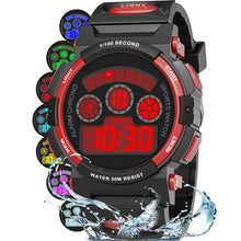 Glowing Red Boys Digital Watch