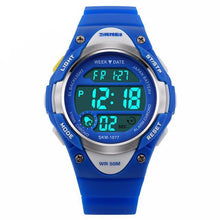 Boys and Girls Sporty Digital Watch - Blue - from Kids Watches NZ
