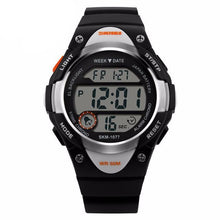 Boys and Girls Sporty Digital Watch - Black - from Kids Watches NZ