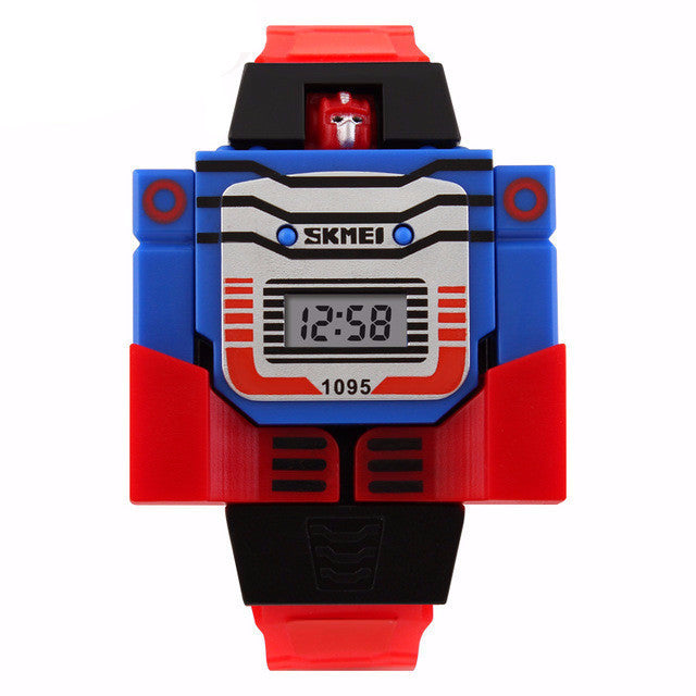 Boys Transformer Watch - Red Strap - from Kids Watches NZ
